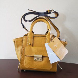 Phillip Lim 3.1 Gold Yellow Mustard Mini Satchel Bag NWT